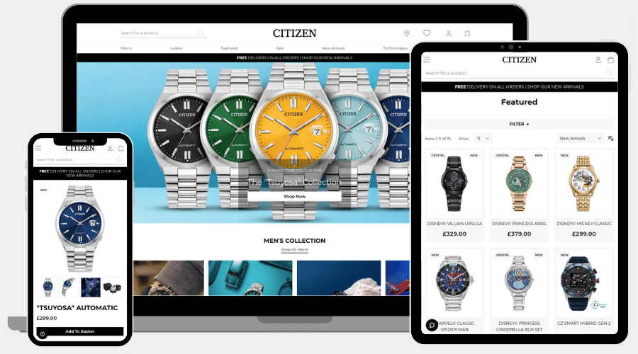 Citizen Watch Adobe Commerce Case Study